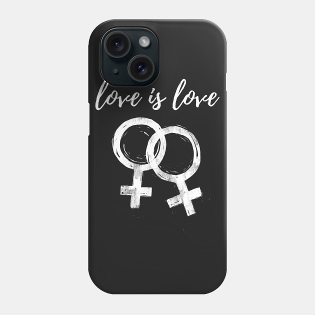 Love is Love Queer Femme Phone Case by IllustratedActivist