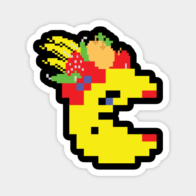 Pac-Man Miranda Magnet by JPenfieldDesigns