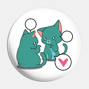 Cute Cats Pin