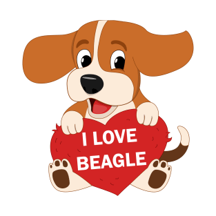 I Love Beagle T-Shirt