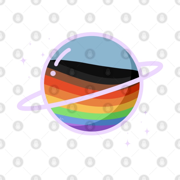 glass pride planets - gay by goblinbabe