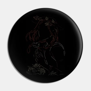 Anne with an E - Scope for the imagination - black version Pin