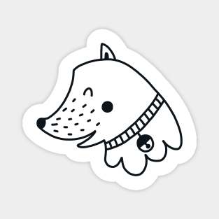 Cute Dog - Scandinavian Magnet