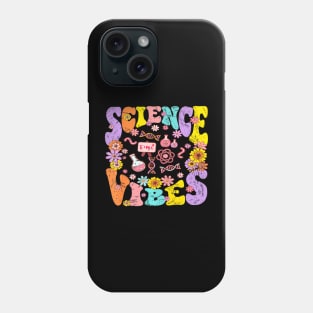 Science Vibes 1St Day Of Back To School Groovy Teacher Phone Case