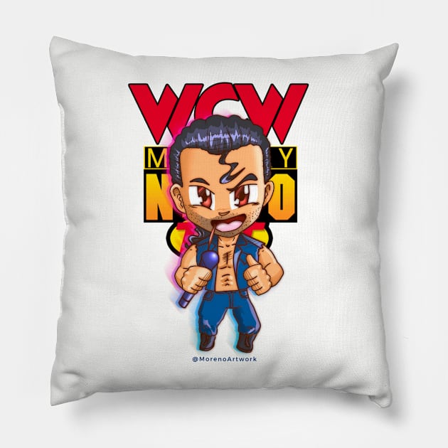 Chibi Scott Hall tribute (debut ver.) Pillow by MorenoArtwork