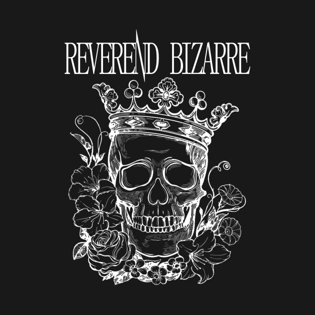 Reverend Bizarre skull by Bandana Skull