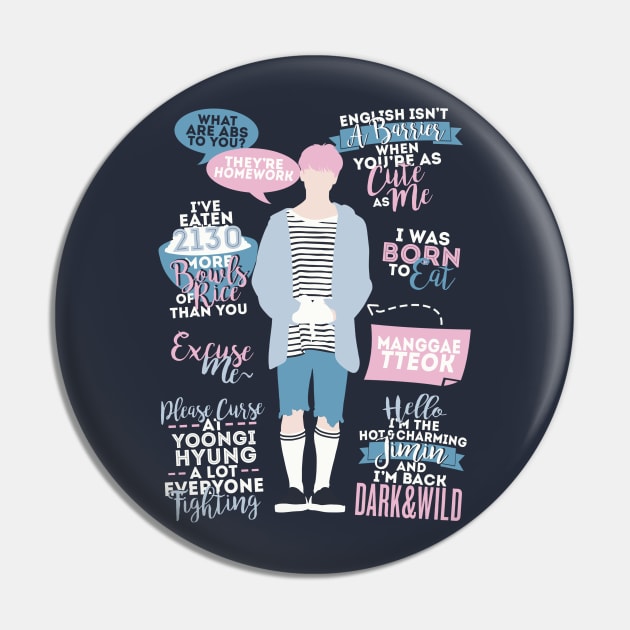 BTS Jimin Quotes Pin by ZeroKara