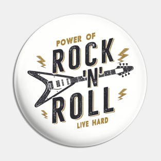 Power of Rock 'N Roll Pin