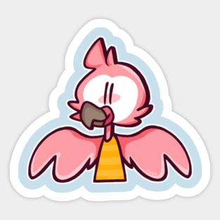 Flamingo Albertsstuff Cartoon Albertsstuff Sticker Teepublic - roblox flamingo merch shirt