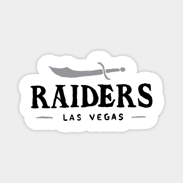 Las Vegas Raideeers 10 Magnet by Very Simple Graph