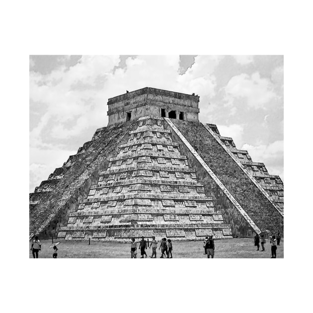 Mayan Pyramid by KirtTisdale