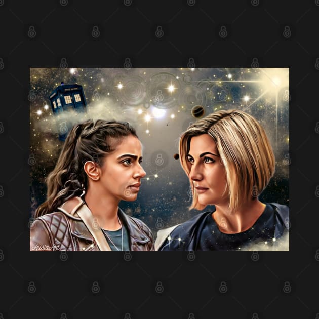 13th Doctor & Yaz Love by AlisiaArt