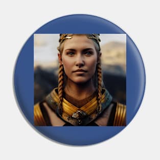 Viking Shield Maiden Pin