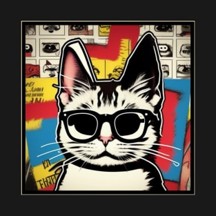 Hipster Cat T-Shirt