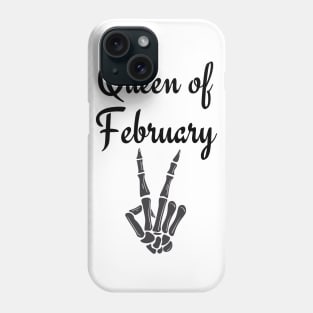 Queen of February Phone Case