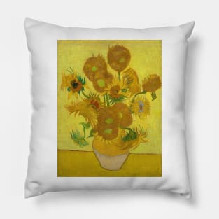 Sunflowers, - Vincent Van Gogh Pillow