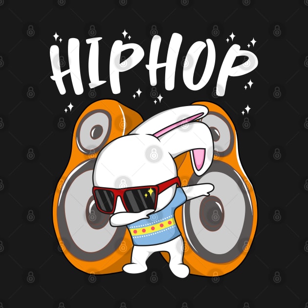 Hip Hop Dabbing Easter Bunny by BadDesignCo