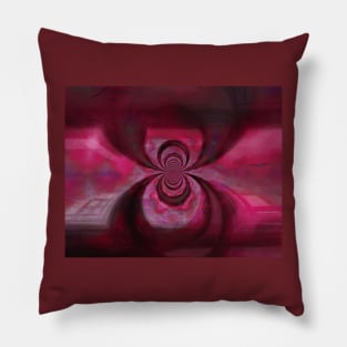 Pink Copper Vortex Pillow