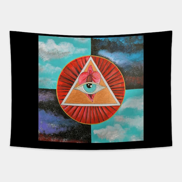 Vulva Tapestry by Halima