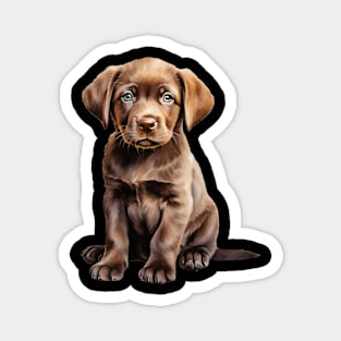 Puppy Labrador Retriever Magnet