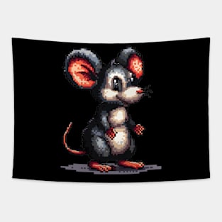 Pixelated Mouse Artistry Tapestry