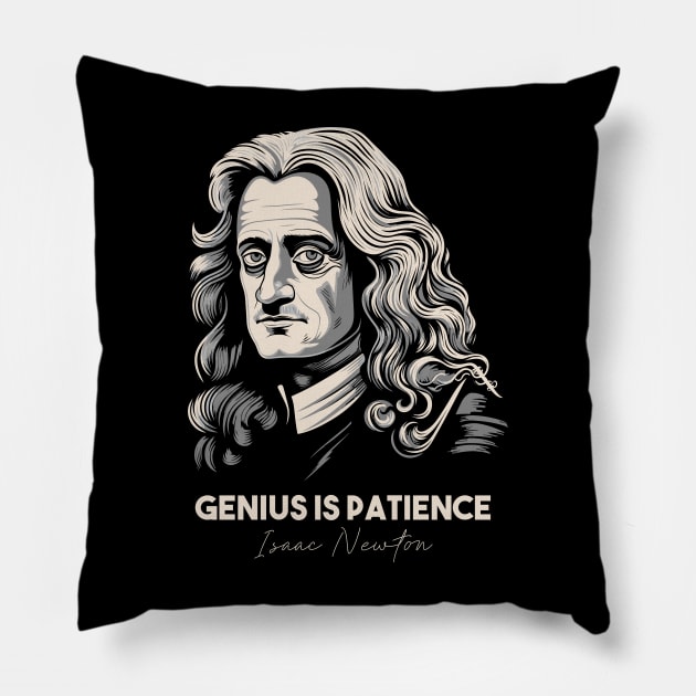 Isaac Newton Quotes Pillow by Yopi