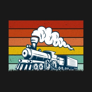 Train Locomotive Fans RailRoader Lover T-Shirt