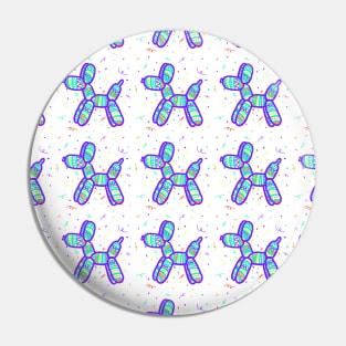 Balloon Dog Party (Purple) Pin