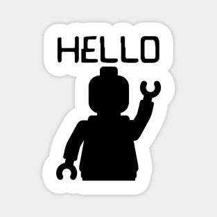 Minifig Hello Magnet