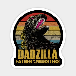 Dadzilla, Father Of The Monsters, Father day Gift Magnet