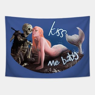 Kiss me baby Tapestry