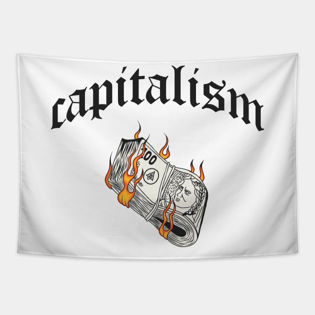 CAPITALISM Tapestry by Vixie Hattori