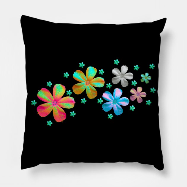 flowers meadow Pillow by rh_naturestyles