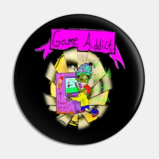 Game addict Pin