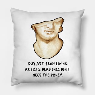 Buy art from living artists Pillow