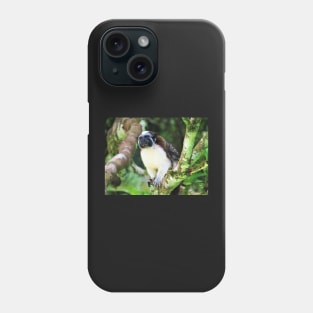 White Chested Monkey Perching in Tree Phone Case