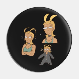 Larxene Doodles Pin