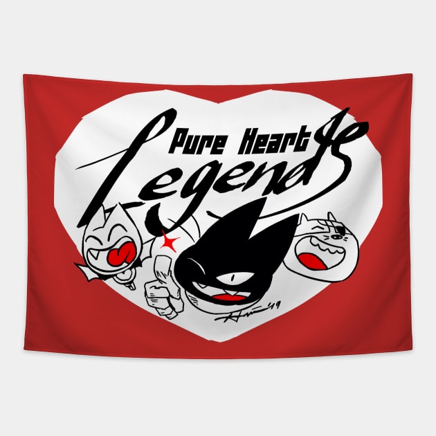 The Pure Heart Heroes Tapestry by Hamimohsin