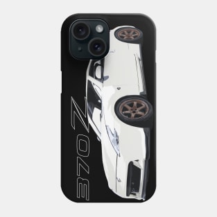 Nissan Z in White on Bronze Volks Phone Case