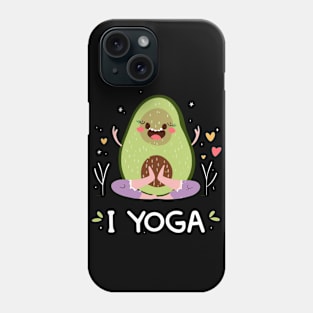 I Love Yoga from Avacado Phone Case