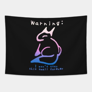 Wolfpup Kids Design (Pink And Blue Gradient) Tapestry