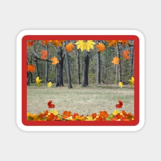 Falling leaves Magnet