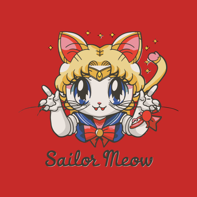 Sailor meow chibi by intrusodesigns