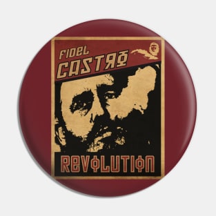 Castro Revolution Pin