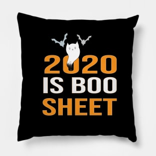 2020 is boo sheet funny ghost Halloween gift Pillow