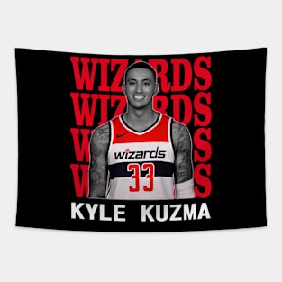 Washington Wizards Kyle Kuzma 33 Tapestry