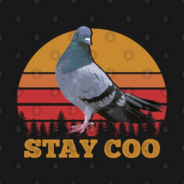 Stay Coo vintage pigeon by giovanniiiii