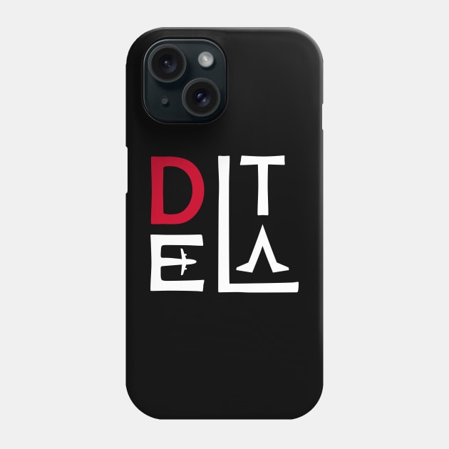 DELTA Aviation Phonetic Alphabet Pilot Airplane Phone Case by For HerHim
