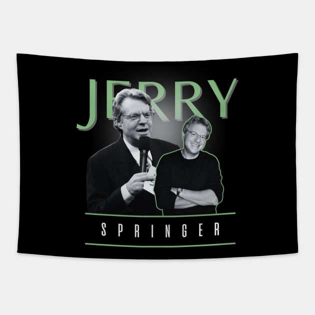 Jerry springer +++ 70s retro Tapestry by TelorDadar