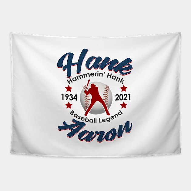 Hank Aaron Tapestry by Myteeshirts